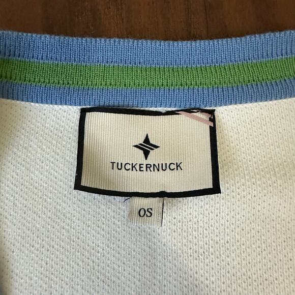 TUCKERNUCK Camden Poncho Sweater Ivory Knit Relaxed Pullover - Picture 10 of 13